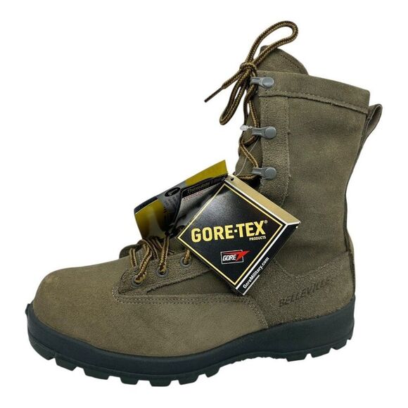 Belleville 675ST SZ.10.5W Mens Vibram Sole Steel Toe Military Boots Suede NWTS - Picture 2 of 16